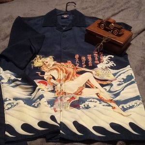 Men Vintage Dress Shirt